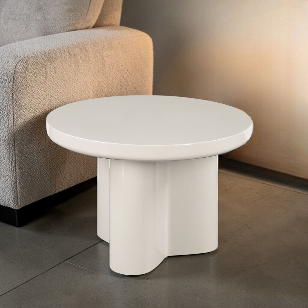 Joane - End Table - Light Gray