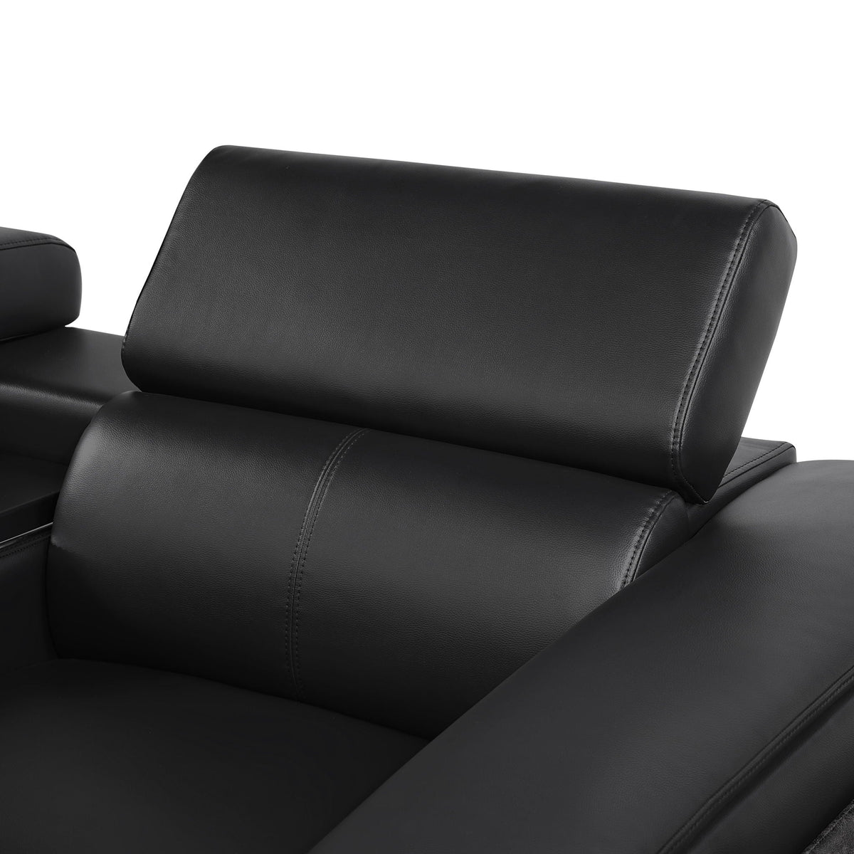 Nova - Sectional With Bluetooth Speaker, LED And Lifting Wine Cabinet