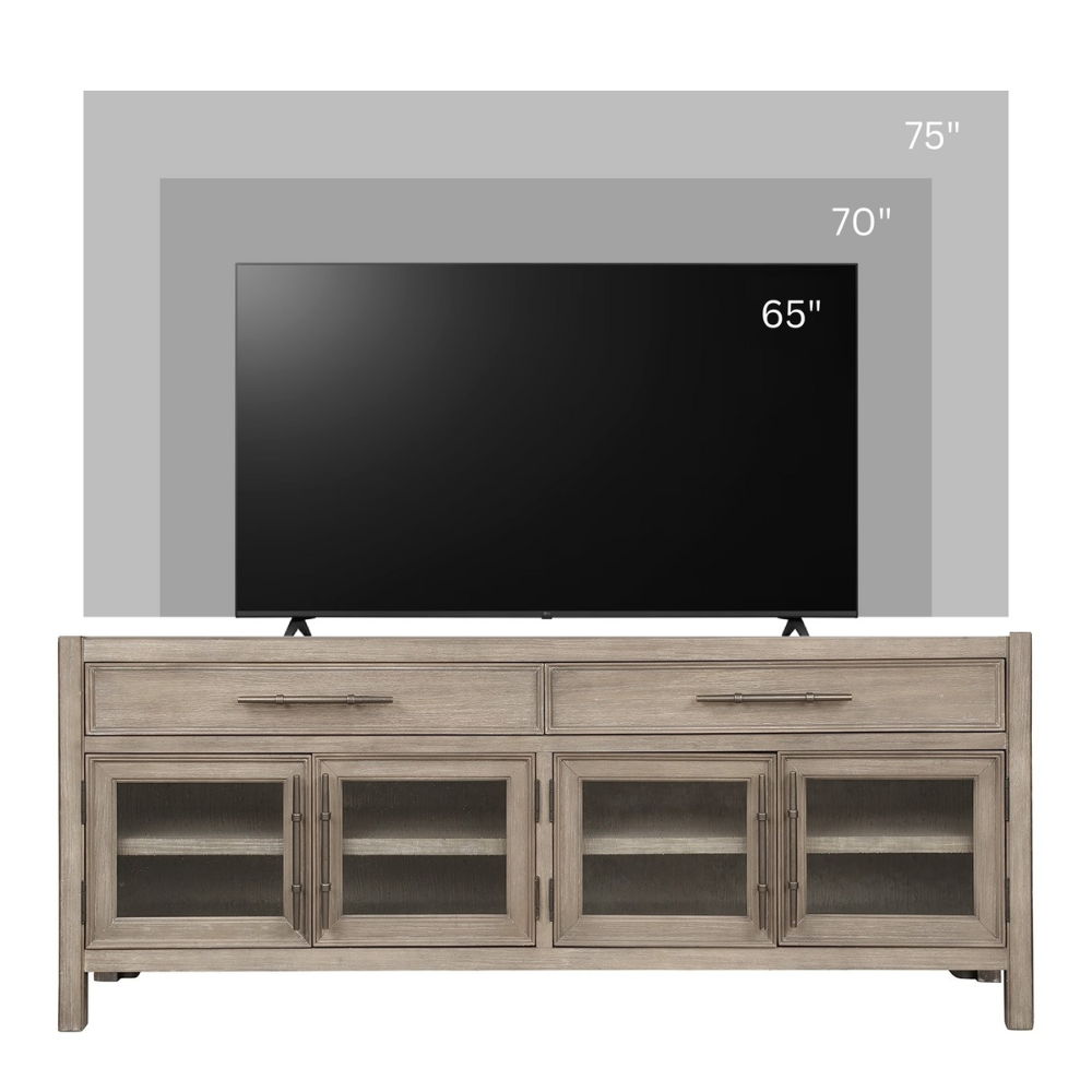 Cypress Lane - TV Stand Console - White Oak