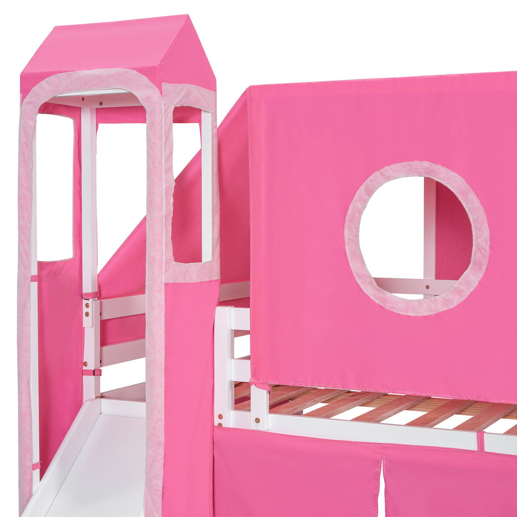 Loft Bed With Tent And Tower