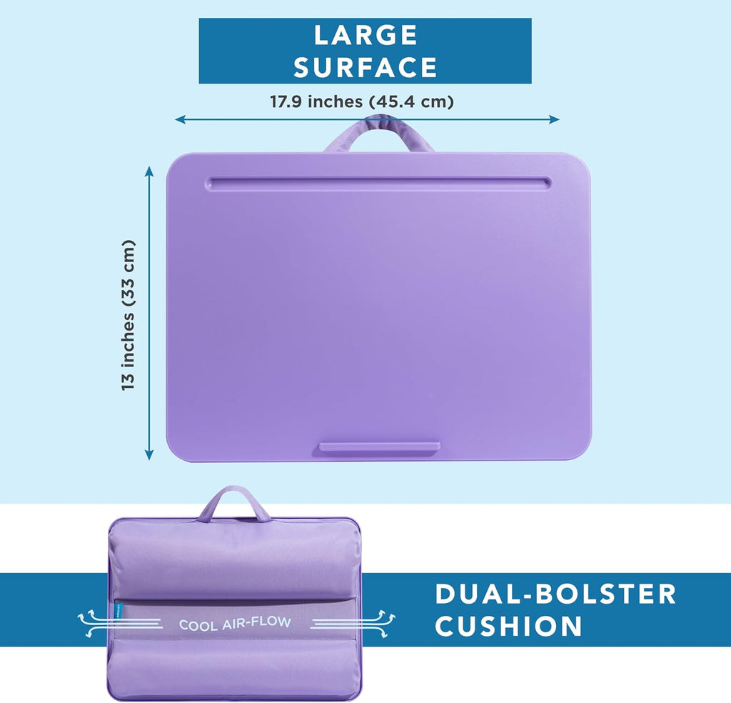 Original Lap Desk – Fits up to 17” Laptops – Purple Amethyst – Style No. 45152