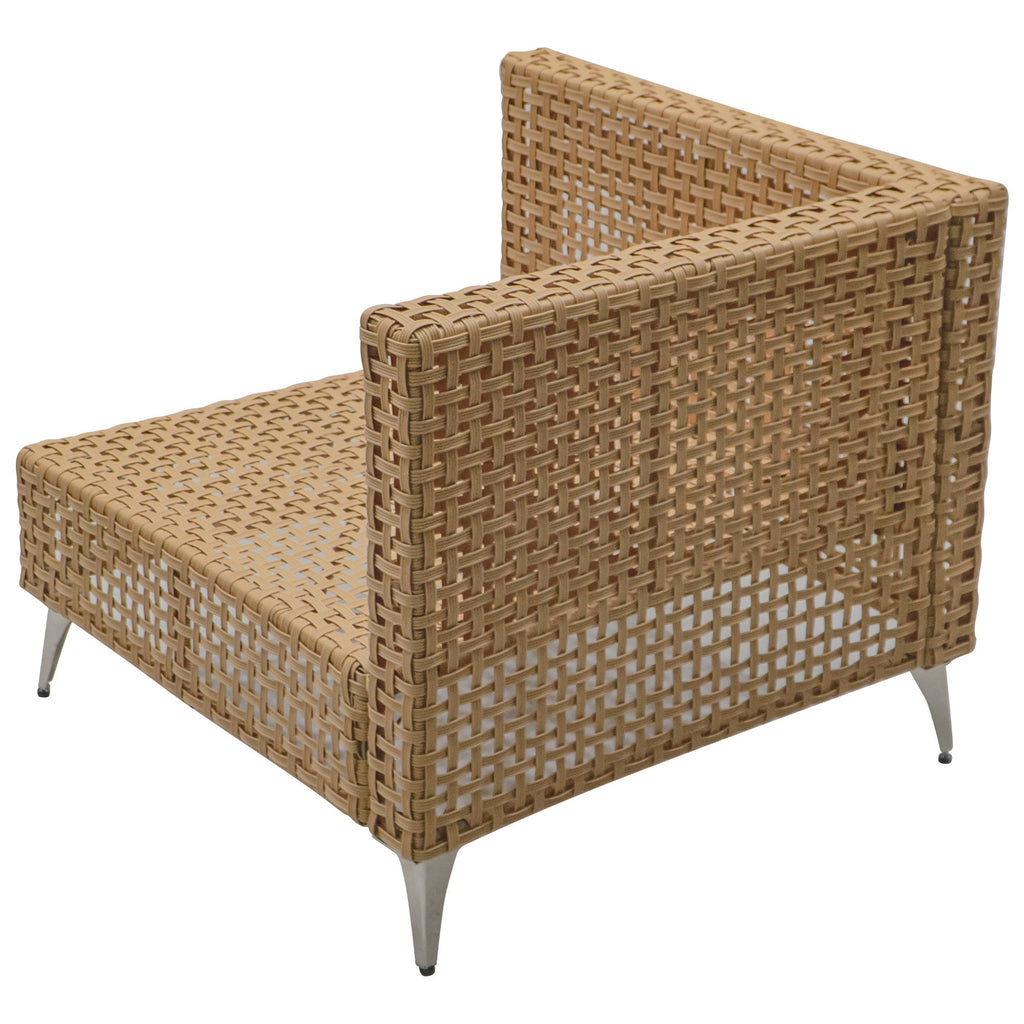 K&K 8-Piece Patio Furniture Set with Fire Pit Table