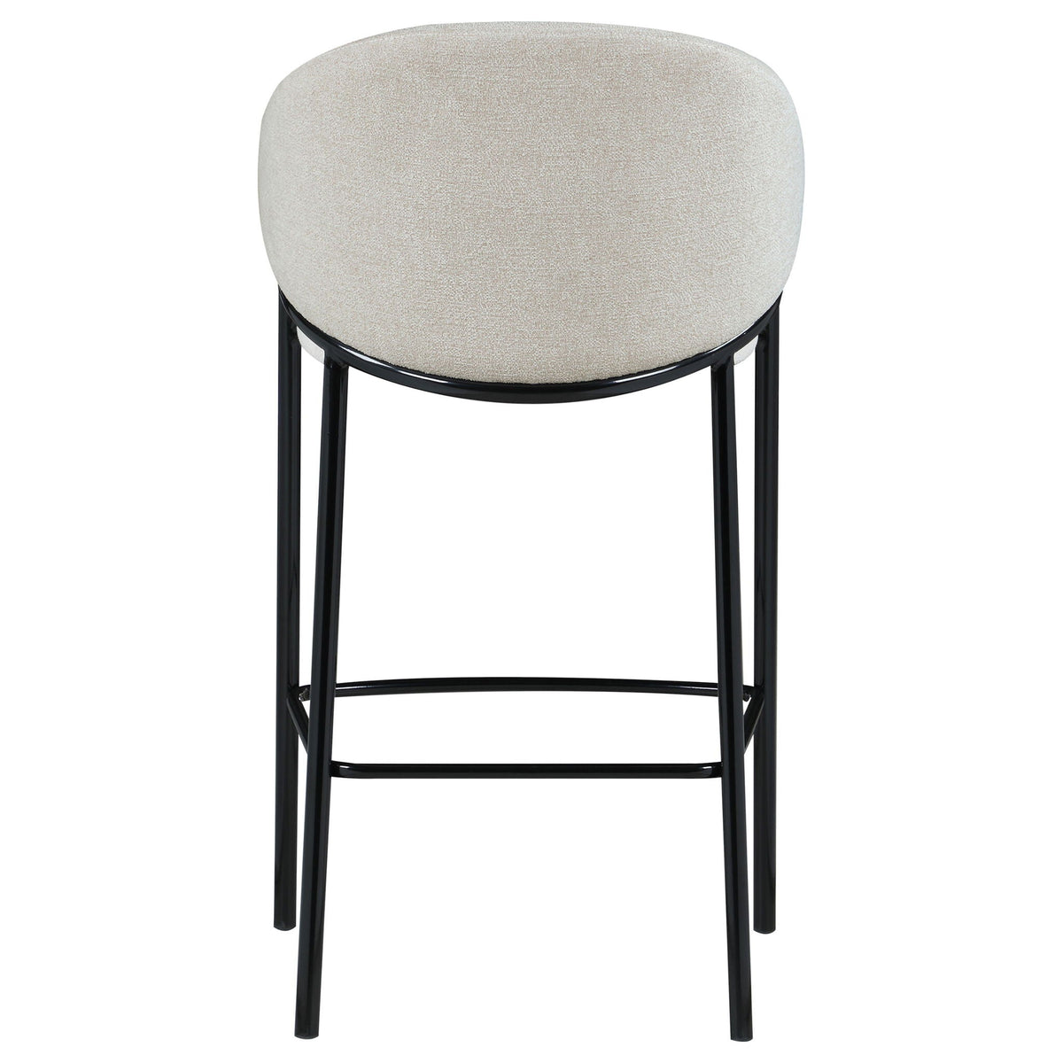 Sloped Arm Bar Stools (Set of 2) - Beige