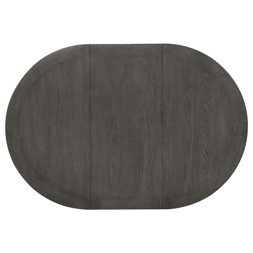 Ingall - 5 Piece Set With Storage Table And Upholstered Chairs - Medium Gray
