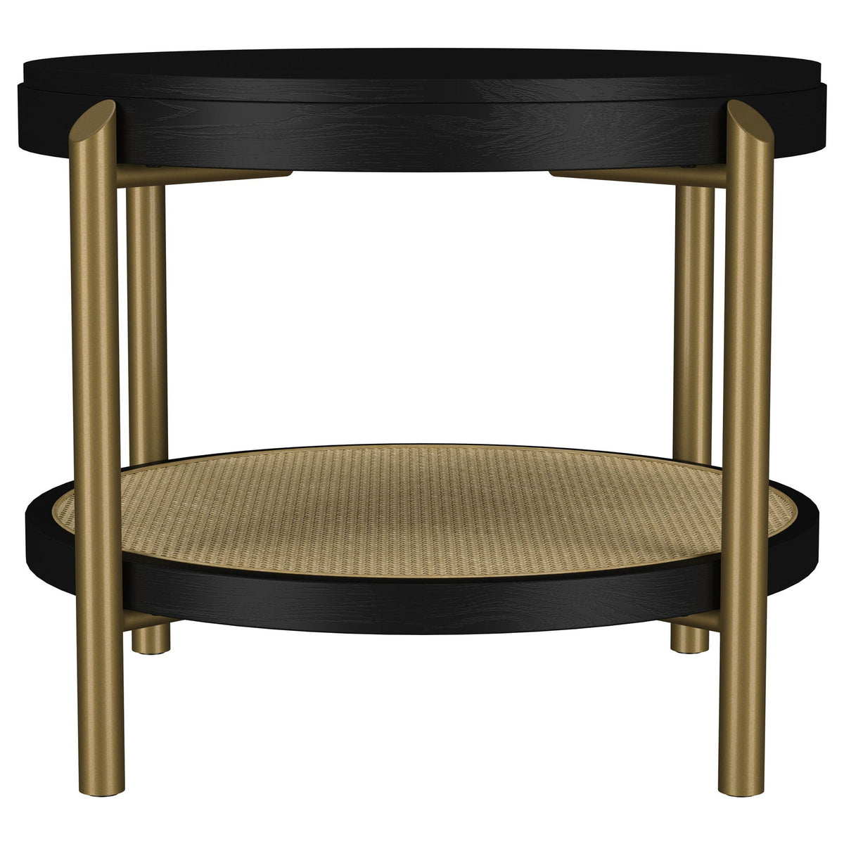 Benson - Round Table With Storage Shelf