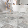 Agora Royal Gray Marble Polished Floor and Wall Tile - Large Format - Livfloors Collection