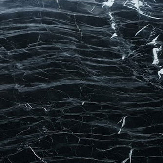 Alexandrette Black Marble Polished Floor and Wall Tile - Large Format - Livfloors Collection