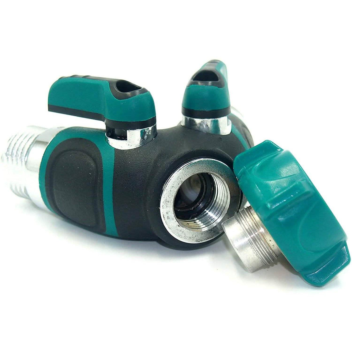 All Metal Body Garden Hose Splitter