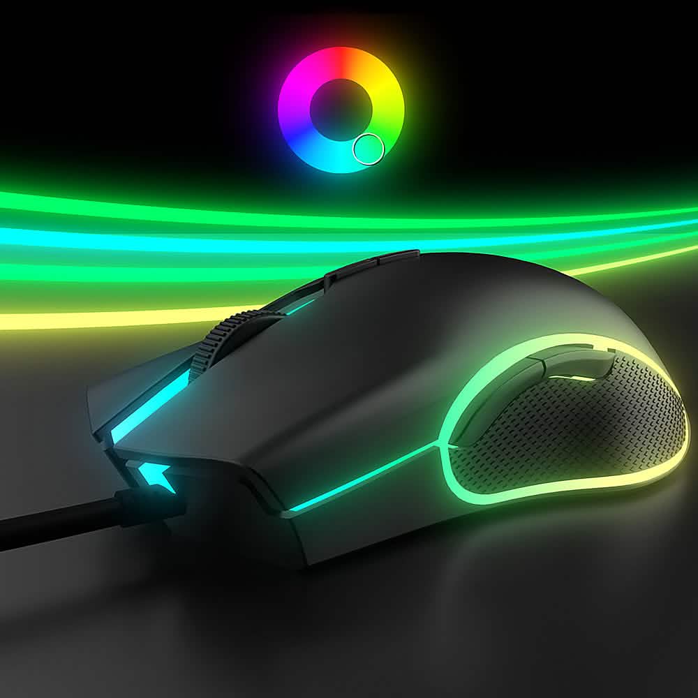 Altec Lansing - GM300 Wired Gaming Mouse with RGB Lighting - RGB