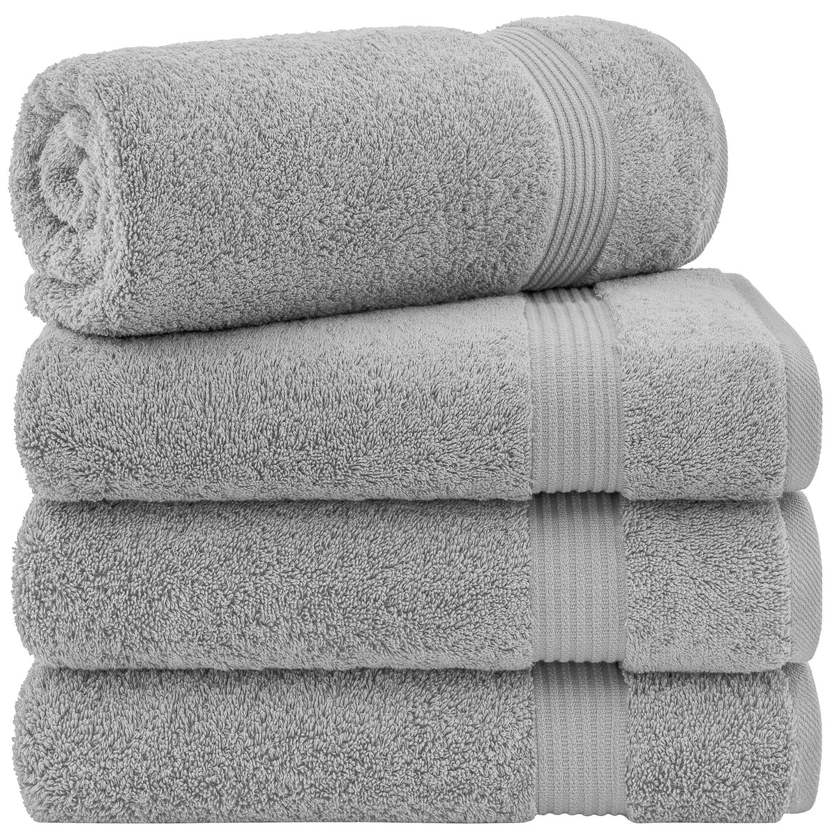 American Soft Linen Bekos 100% Cotton Turkish Towels, 4 Piece Bath Towel Set