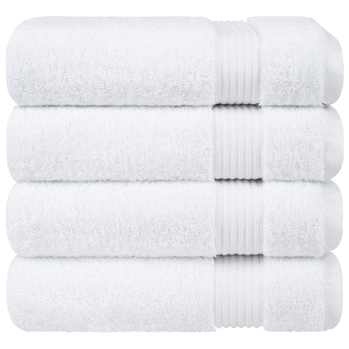 American Soft Linen Bekos 100% Cotton Turkish Towels, 4 Piece Bath Towel Set