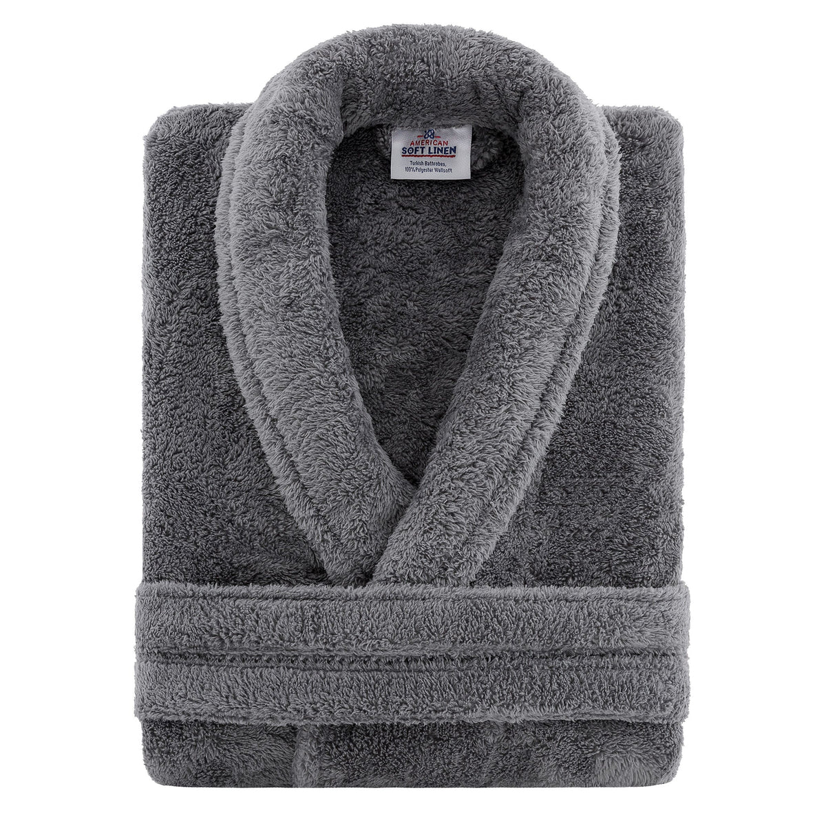 American Soft Linen Unisex Fleece Bathrobe, Super Soft, Absorbent and Fluffy - Wholesale