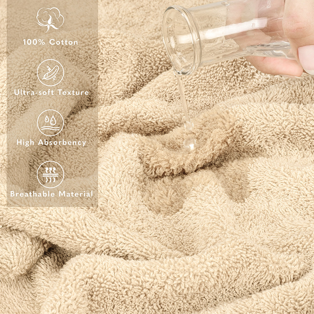 40x80 Inch Premium Bath Sheet OVERSIZED 100% Ring Spun Cotton, Luxury, Maximum Softness, Extra Large Bath Towel