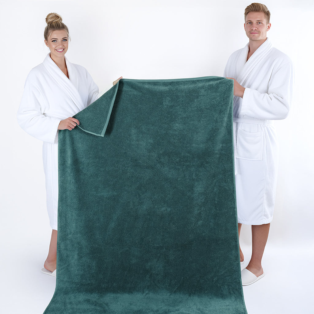 40x80 Inch Premium Bath Sheet OVERSIZED 100% Ring Spun Cotton, Luxury, Maximum Softness, Extra Large Bath Towel