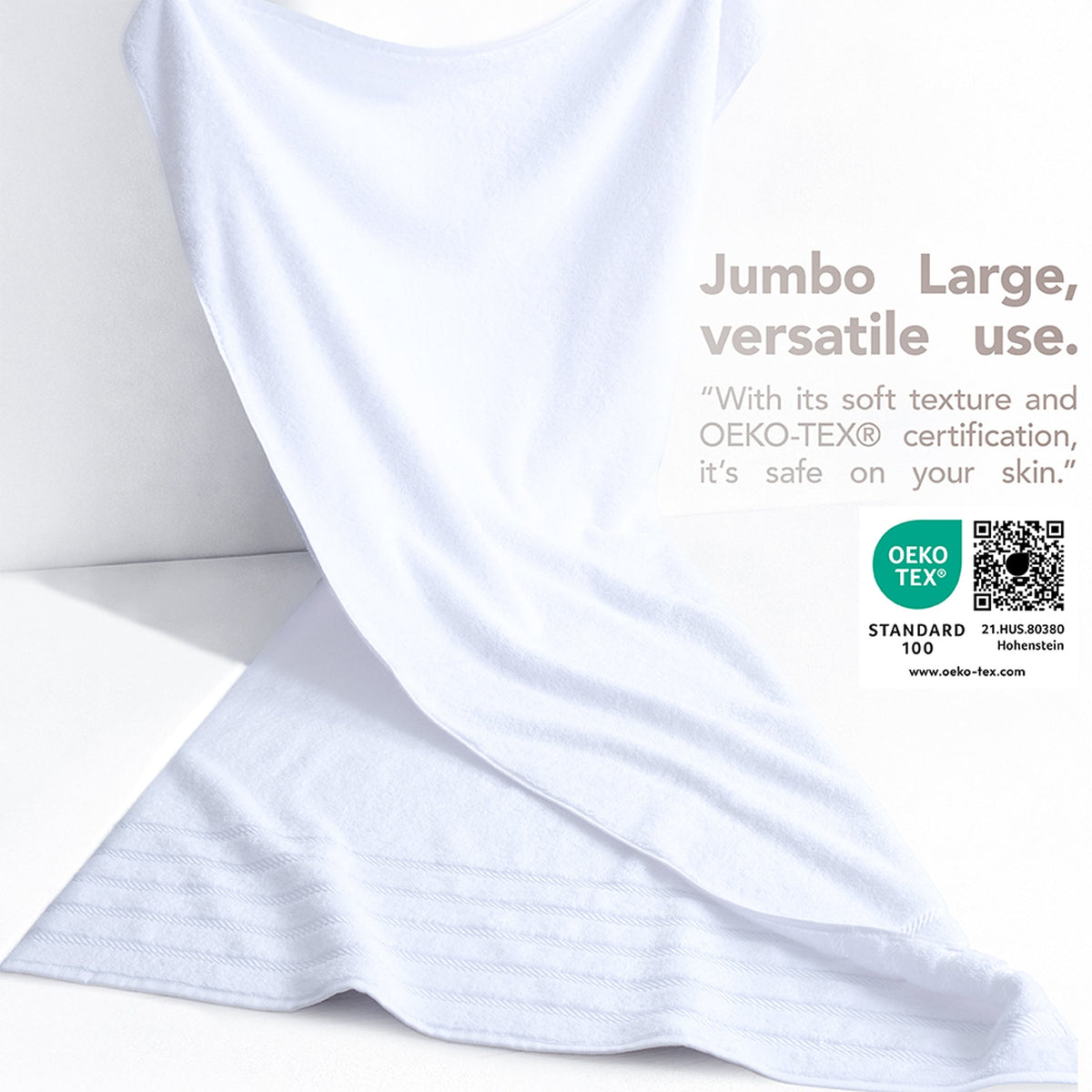 35x70 Inch Premium Bath Sheet JUMBO 100% Cotton Turkish Towels, Extremely Soft, Luxury,  Extra Large Bath Towel (BEST CHOICE)