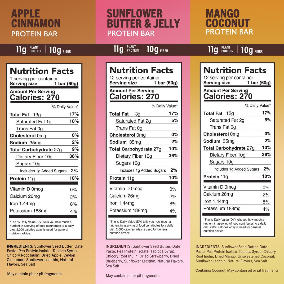 High Protein Bars Variety Pack