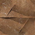 Antalya Noce Travertine Field Dimensional Carved Stone WHIRPOOL Wall Tile - Livfloors Collection