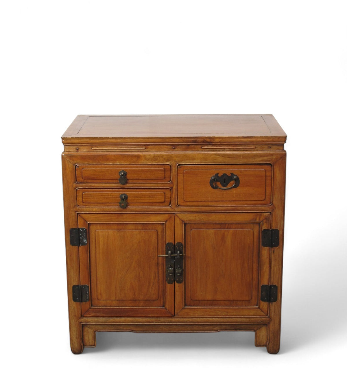 Antique Chinese Blackwood Chest with 3 Drawers