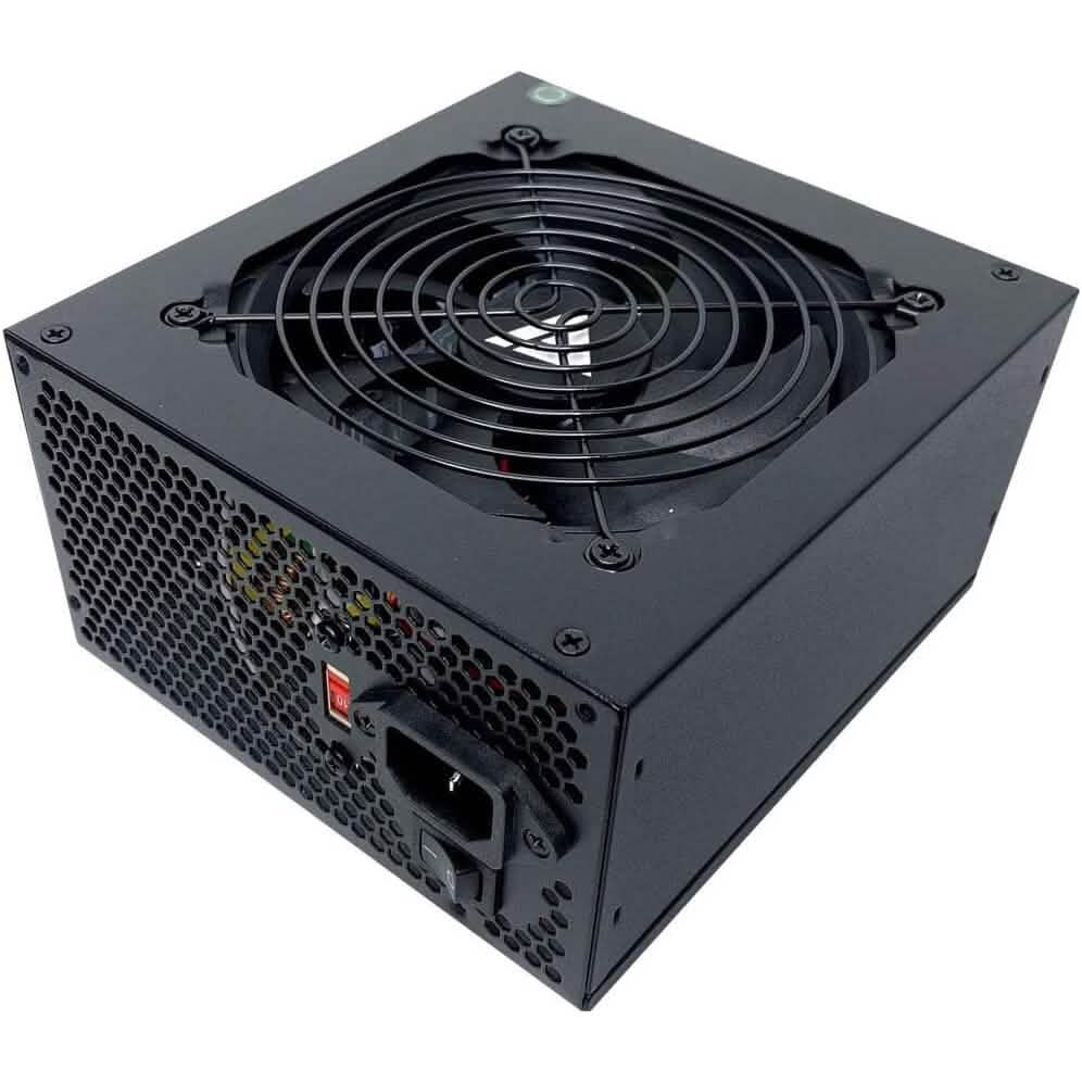 Apevia ATX-ES600W Essence 600W ATX Semi-Modular Gaming Power Supply with Auto-Thermally Controlled  (Refurbished)