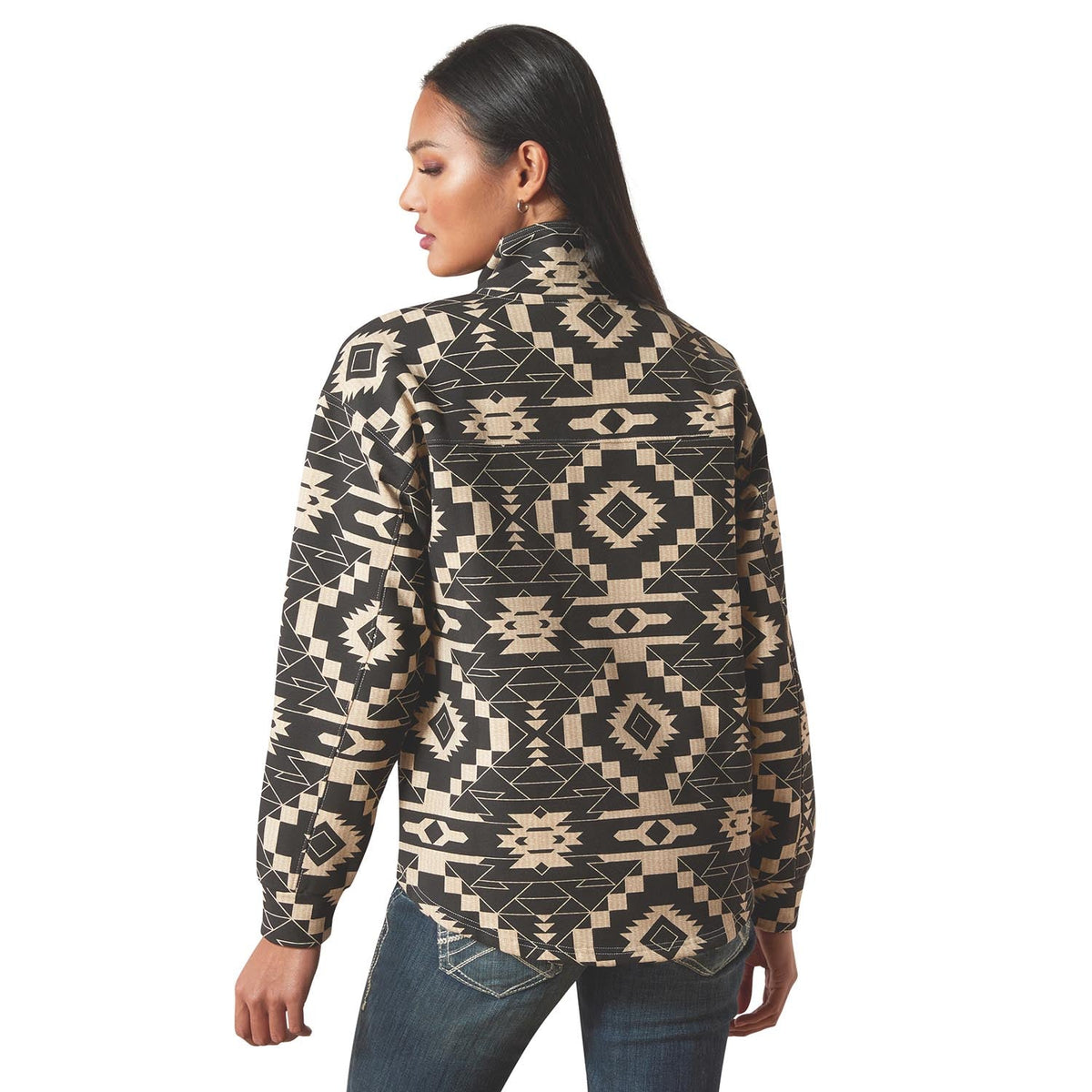 Ariat Womens Hometown Button Front Sweatshirt