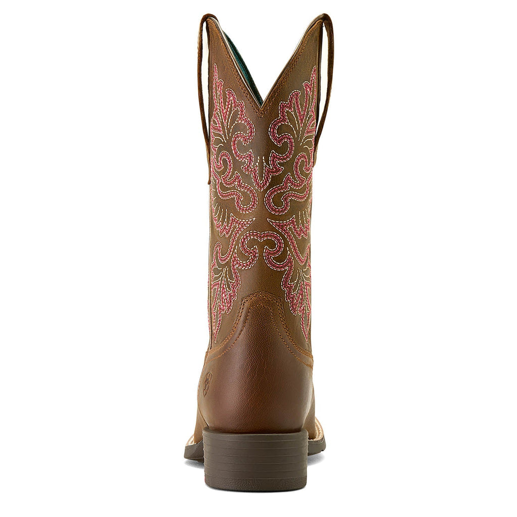 Ariat Women's Round Up Wide Square Toe StretchFit Boots