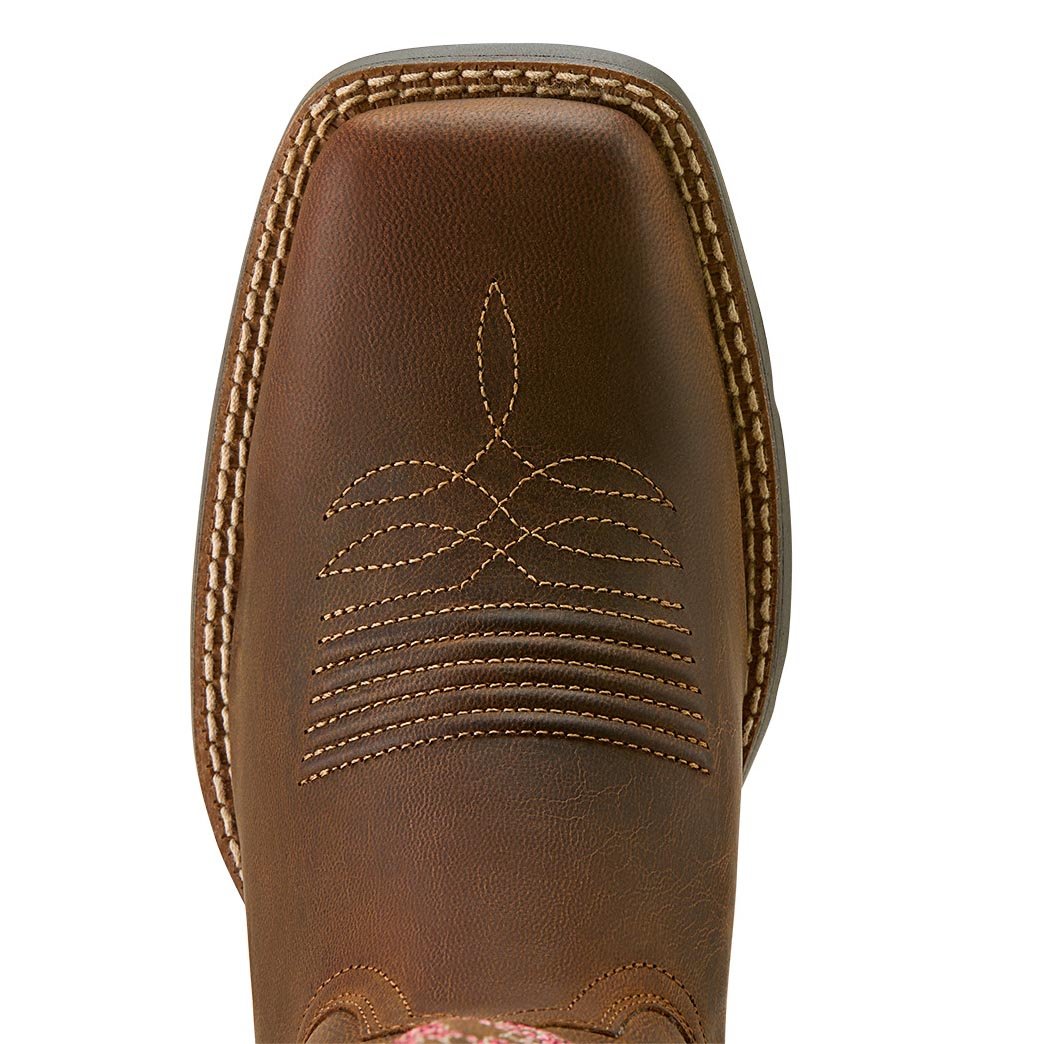 Ariat Women's Round Up Wide Square Toe StretchFit Boots