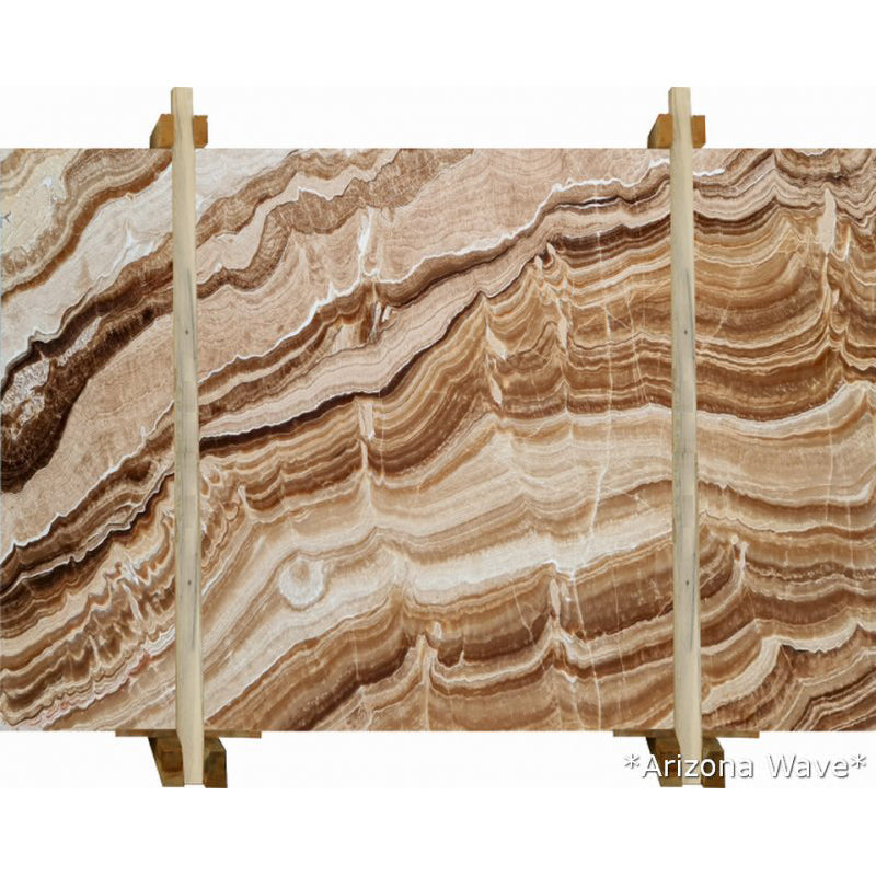 Arizona Wave Bookmatching Onyx Slabs Polished - Full Truckload