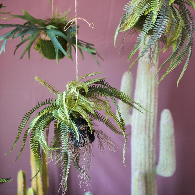 Artificial Plant Hanging Fern Plant Décoration