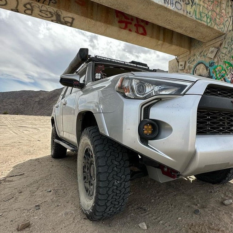 LED DRL Fog Light Fang Bezel Kit for 4Runner (2014-2024)