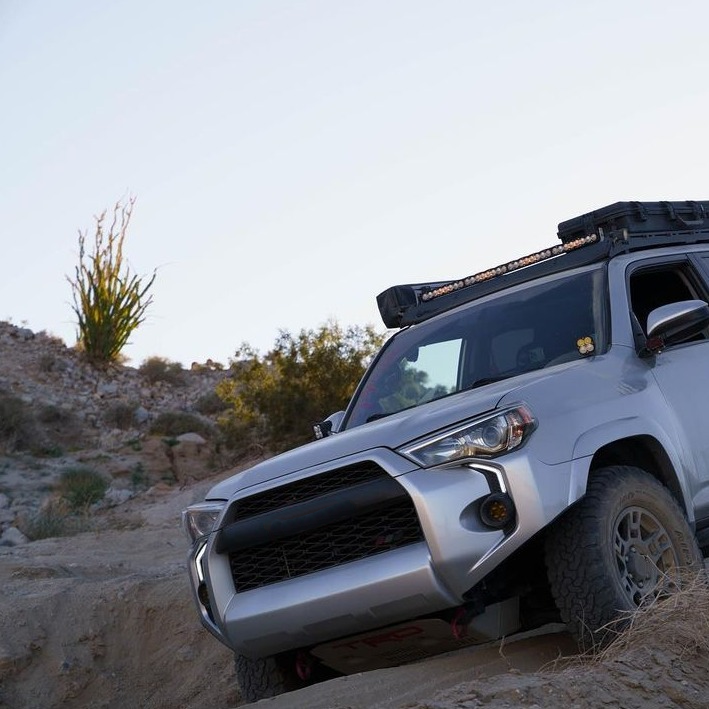 LED DRL Fog Light Fang Bezel Kit for 4Runner (2014-2024)