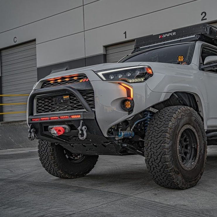 LED DRL Fog Light Fang Bezel Kit for 4Runner (2014-2024)