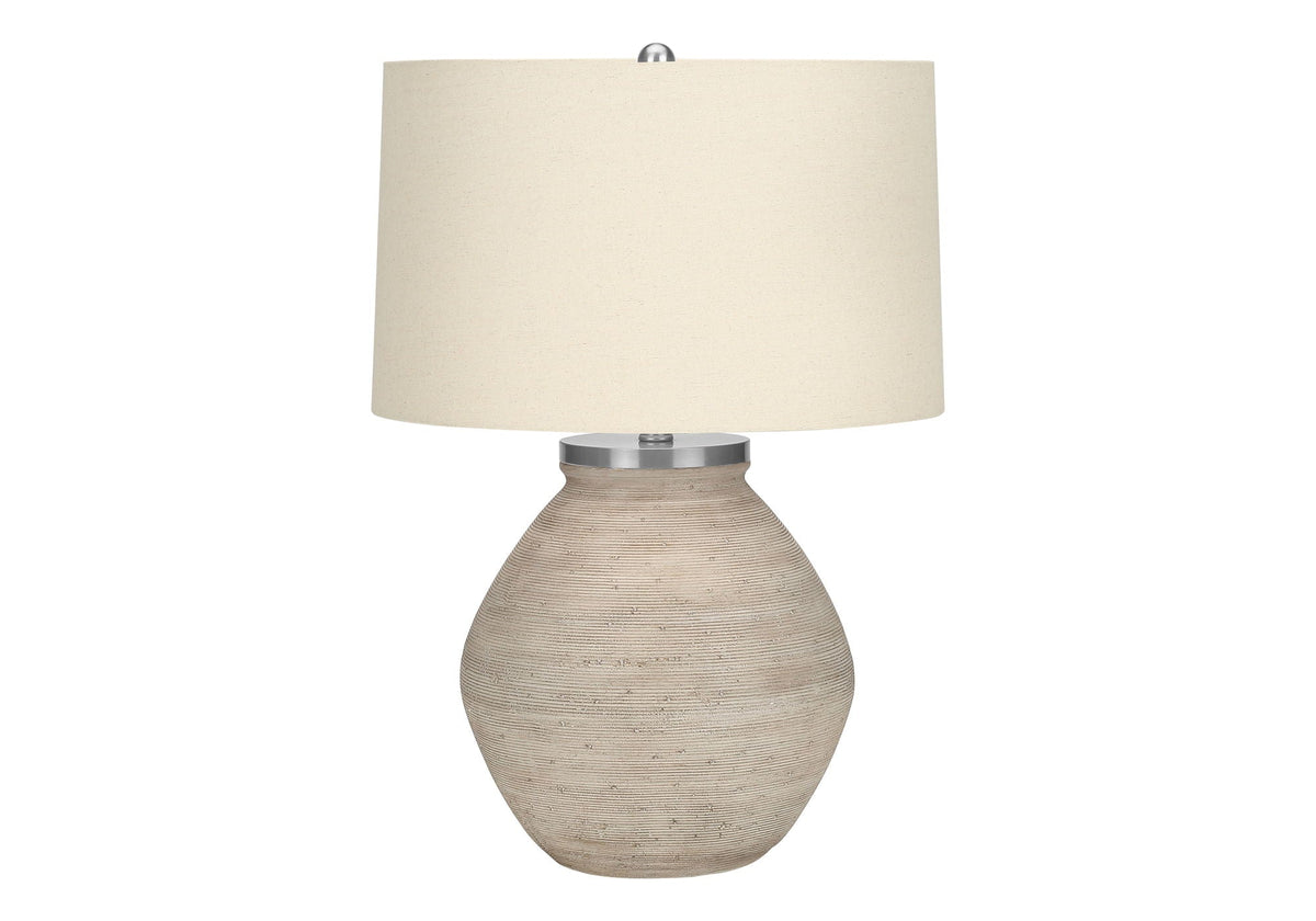 Lighting Table Lamp Concrete Resin Contemporary - Cream