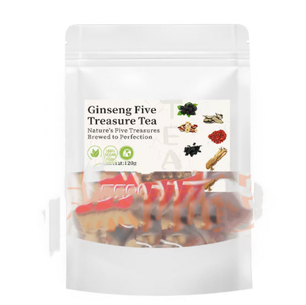 Ginseng Wubao Tea Healthy Nutrition Easy To Carry