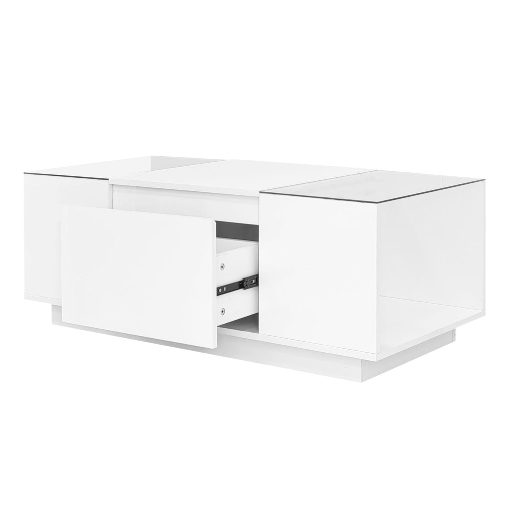 LED Coffee Table, Modern Center Table