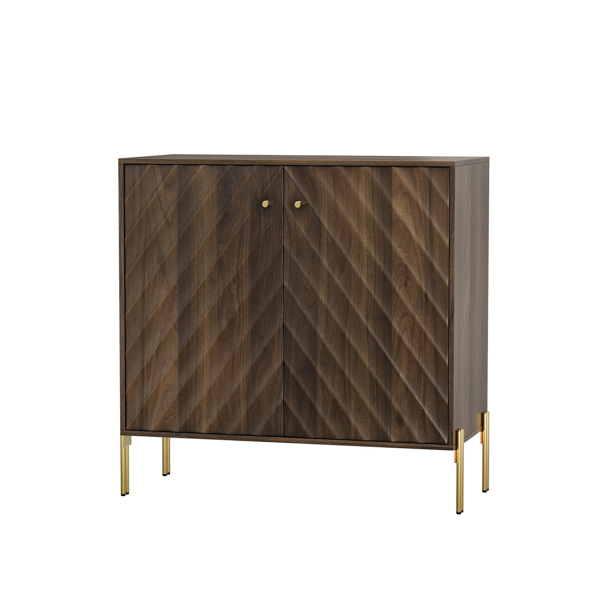 Sideboard Buffet With Storage For Living Room - Walnut