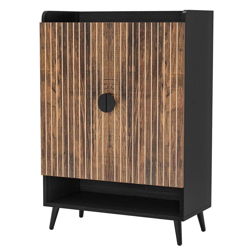 Shoe Cabinet With Doors, 7 Tier Storage Organizer