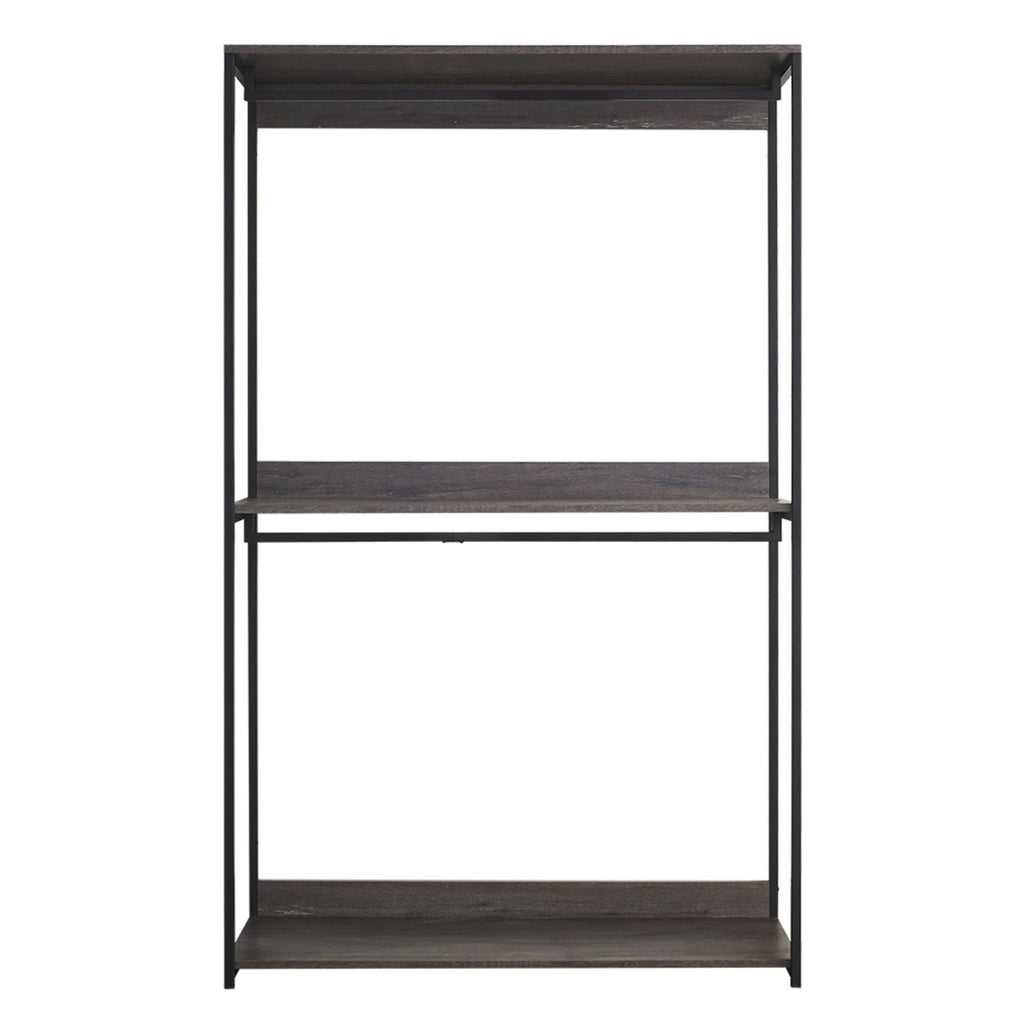 Monica - Walk-In Closet System, Modular Storage - Rustic