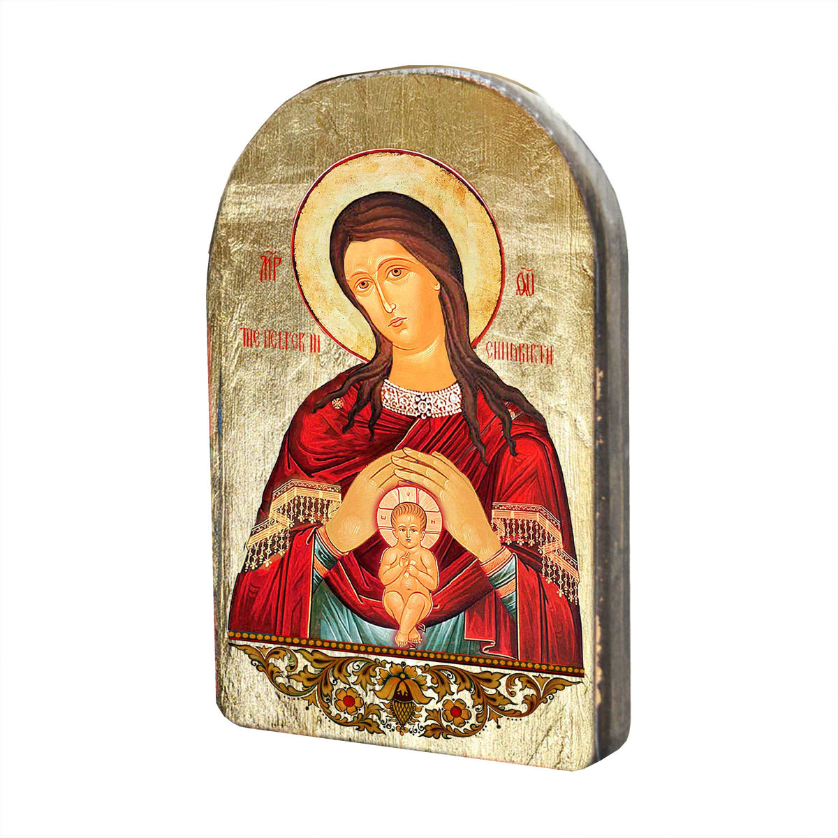 Resurrection Wooden Gold Plated Religious Christian Sacred Icon - Inspirational Icon Decor - 86017