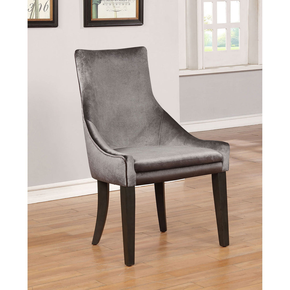 Rexford - Upholstered Dining Side Chair (Set of 2) - Gray