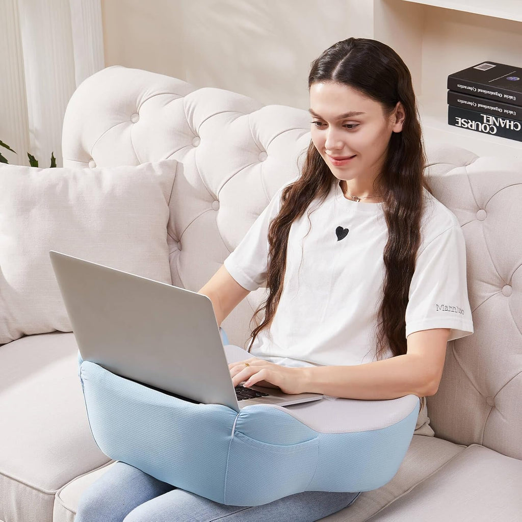 Lap Desk, Lap Desk for Laptop with Cushion, Laptop Desk, Laptop Stand for Bed, Computer Stand Table Workstation for Bed Sofa Couch or Travel