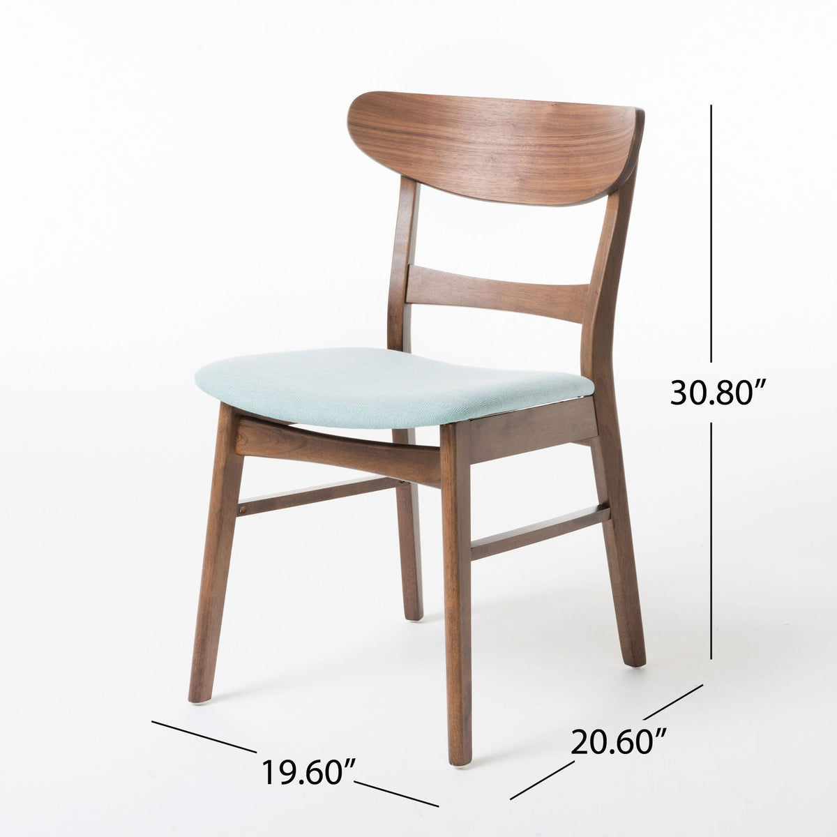5 Piece Dining Set With Ergonomic Chairs