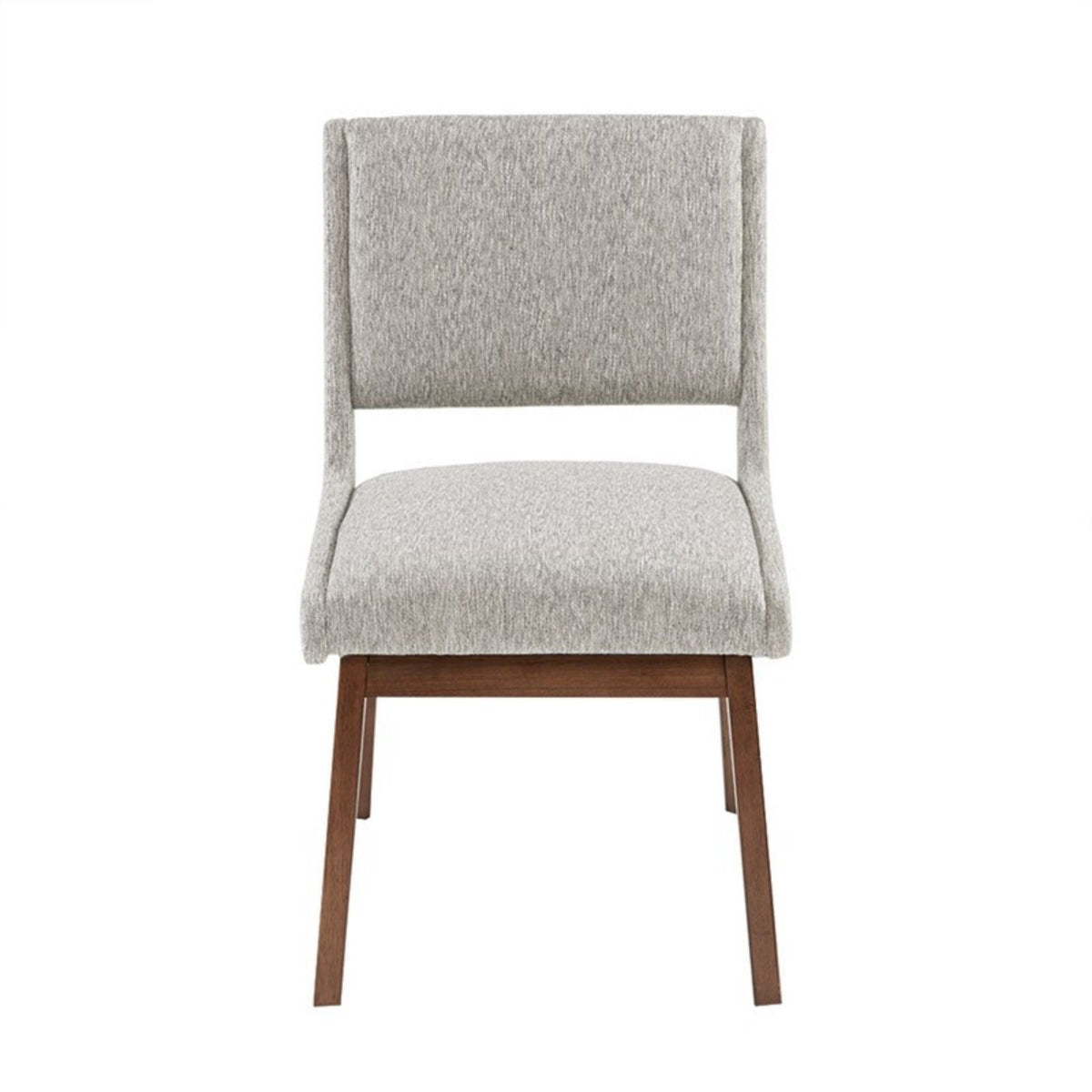 Boomerang - Dining Side Chair With Upholstered Cushions (Set of 2) - Light Gray