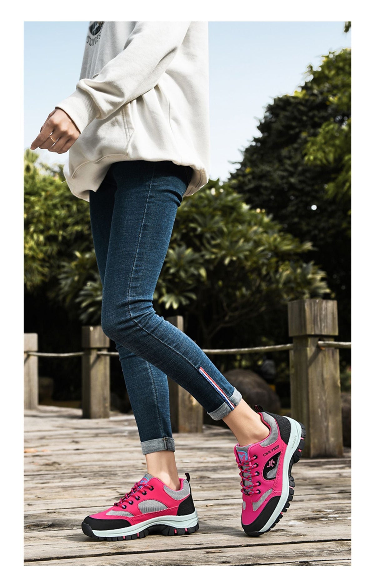 Waterproof Wear-resistant Women's Shoes Outdoor Climbing Boots