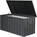 120 Gallon Outdoor Storage Deck Box Waterproof