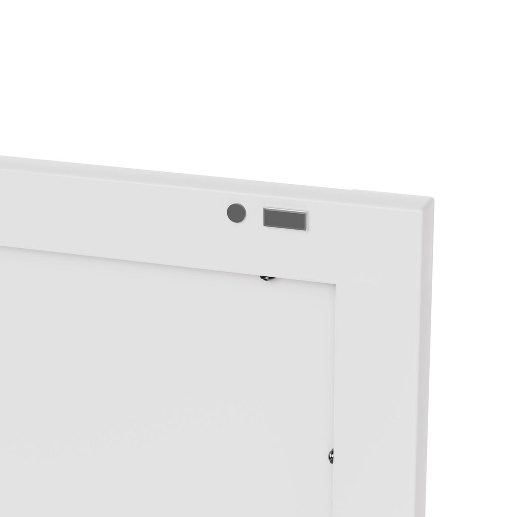 Tall Corner Storage Cabinet With 2 Doors, 5-Tier With Adjustable Shelves, Freestanding - White