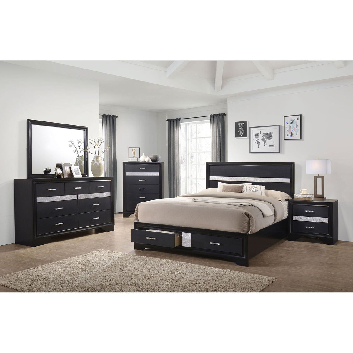 Orchid - Storage Panel Bed