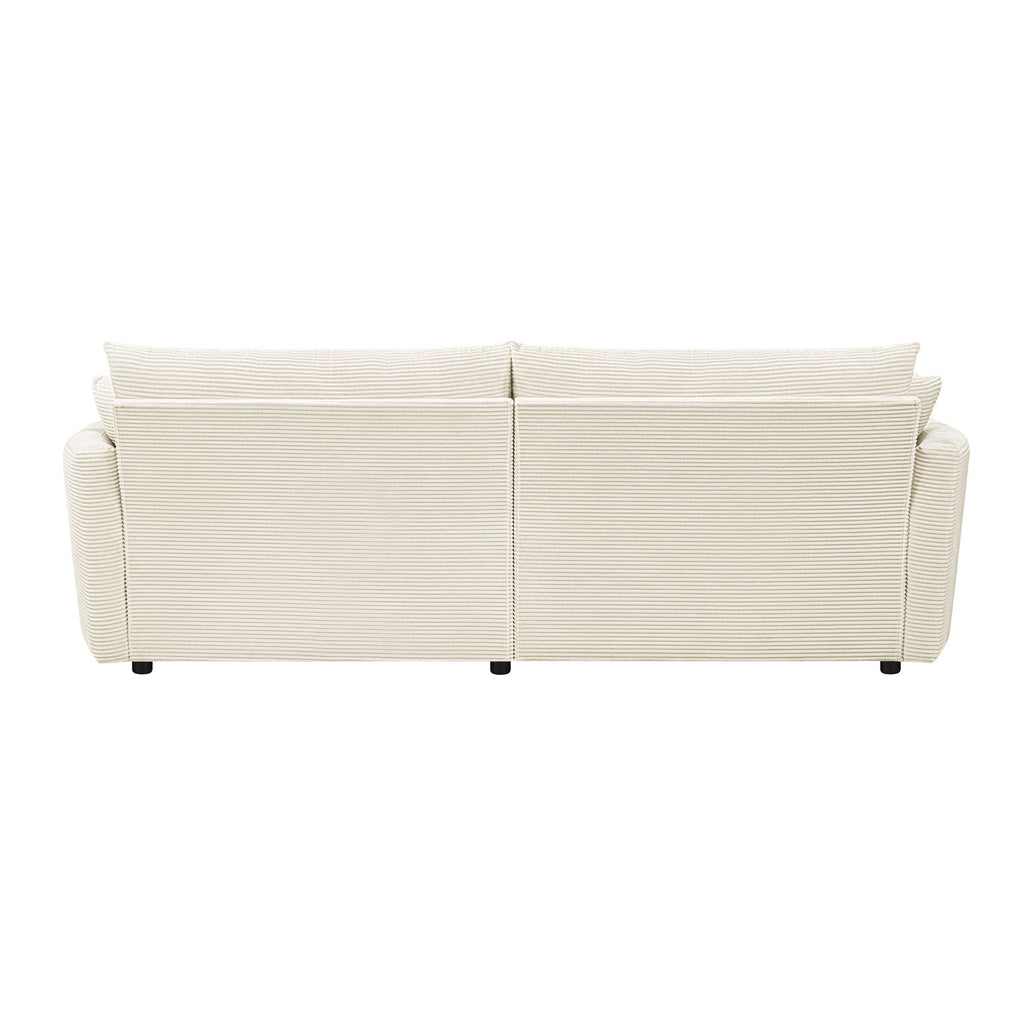 Oversized Double Chaise Lounge Sofa With USB Ports