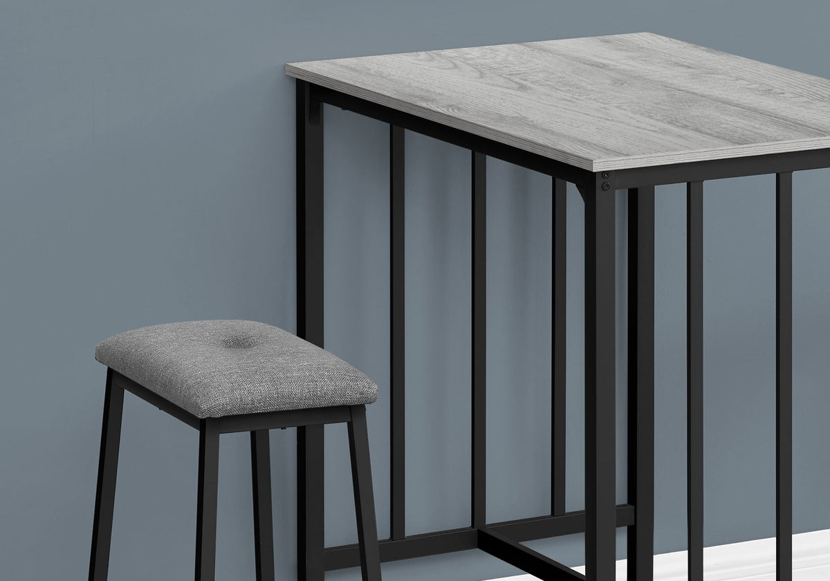3 Piece Dining Set, Counter Height, Rectangular, Small, Contemporary & Modern