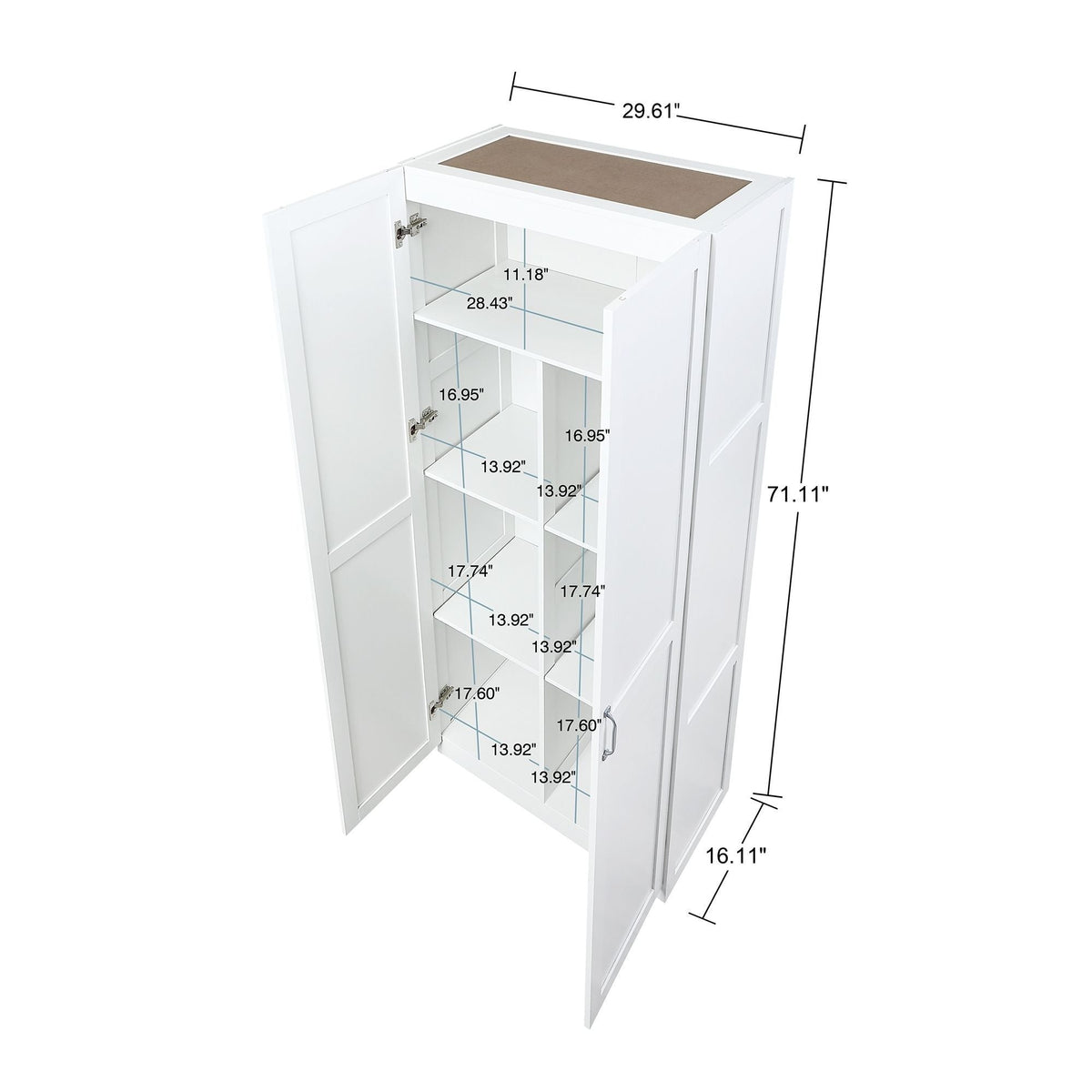 Hopkins - Storage Cabinet With 7 Shelves