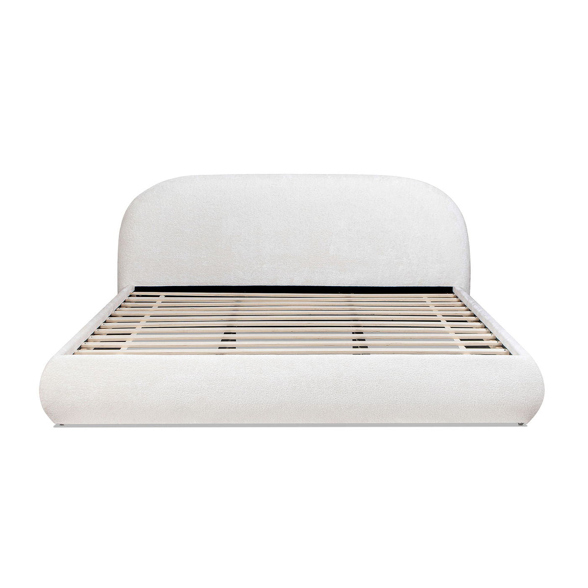 Archie Puffy Grounded - Upholstered Platform Bed